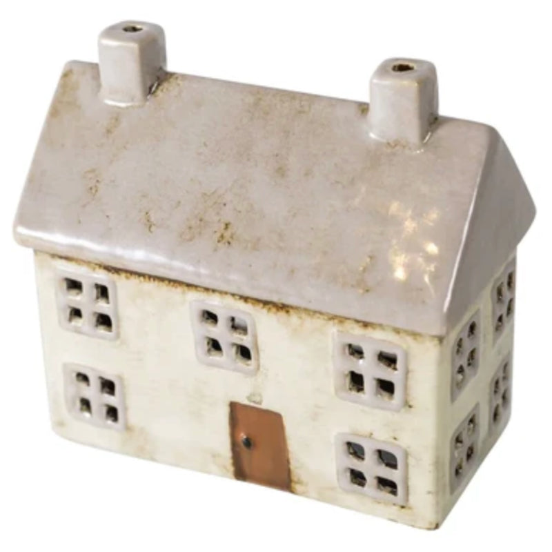 YA0017 Alsace Cottage Tea Light -Light Grey