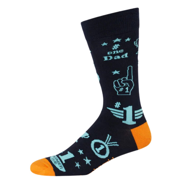 Top Dad Socks - Navy (7-11)