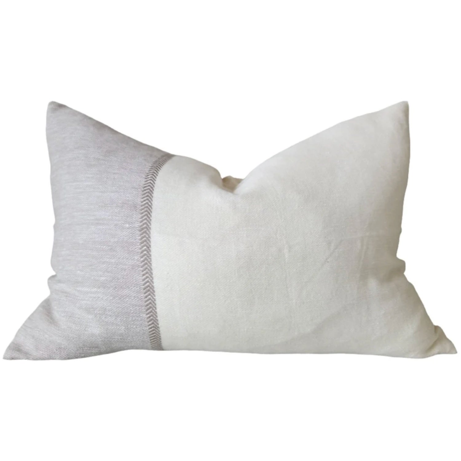 Elodie 40x60cm Cushion - Off White/Nat