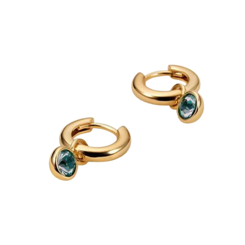 Tess Earring - Gold/Sea