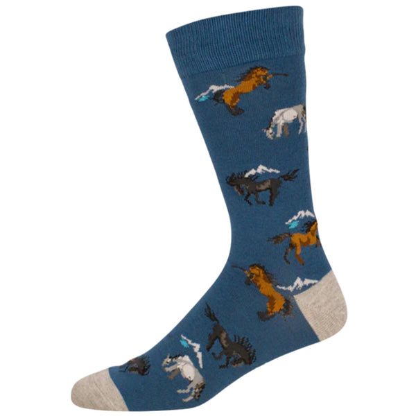Snowy River Socks - Denim (7-11)
