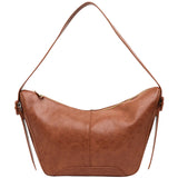 Barton Shoulder Bag - Tan Pebble