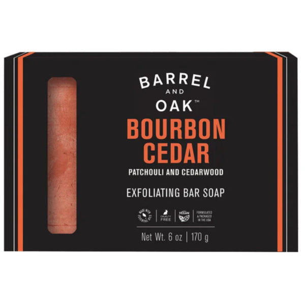 Exfoliating Bar - Bourbon/Cedar