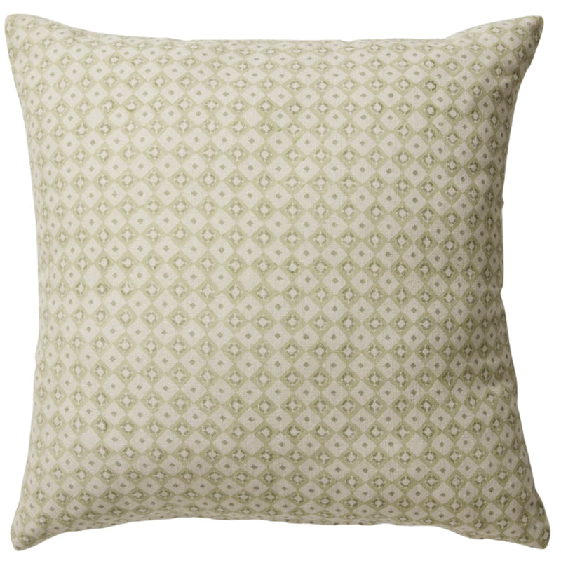 Samira Diamond Cushion - Green