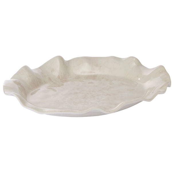 Tide Platter 47x36cm - Ivory
