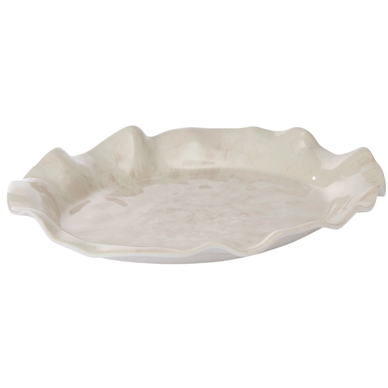 Tide Platter 47x36cm - Ivory