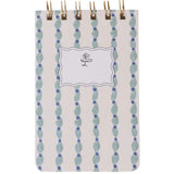 Twin Wire Notepad - Wavy Blue