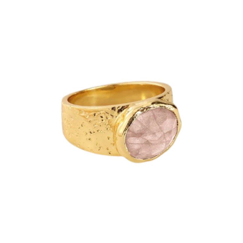 Daniella Ring S7 - Rose Quartz