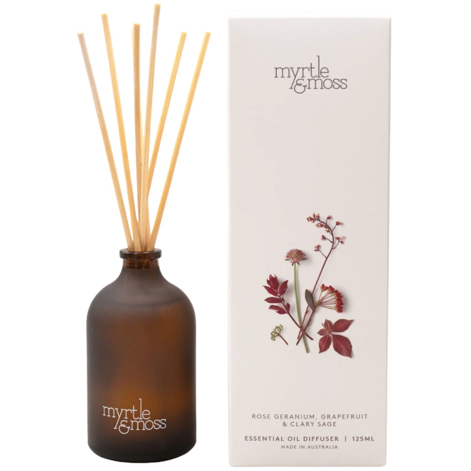 Rose Geranium Essential Oil Diffuser 125ml
