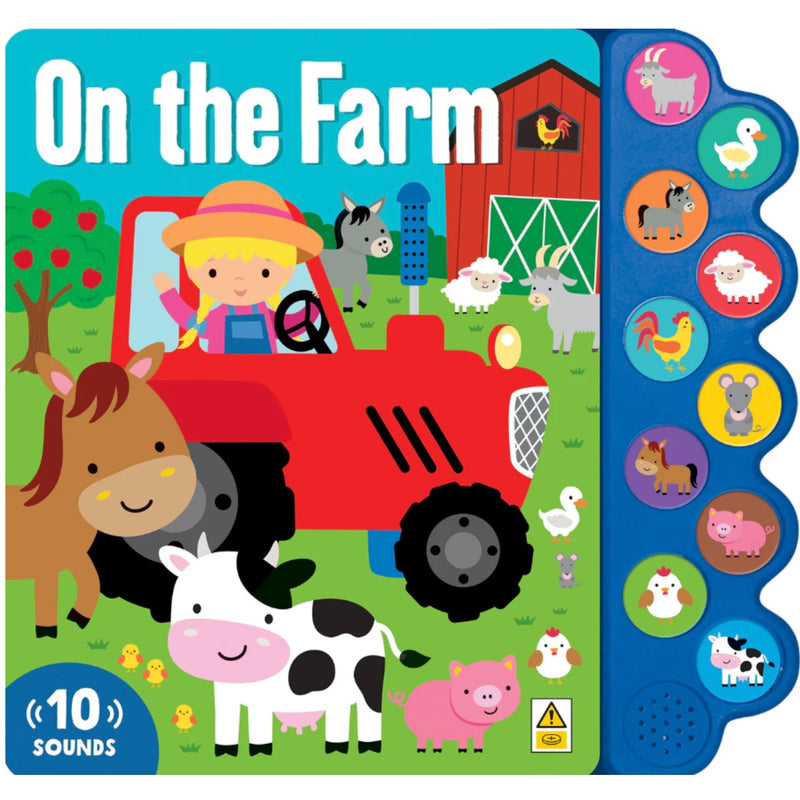 10 Button Sound Book - On The Farm