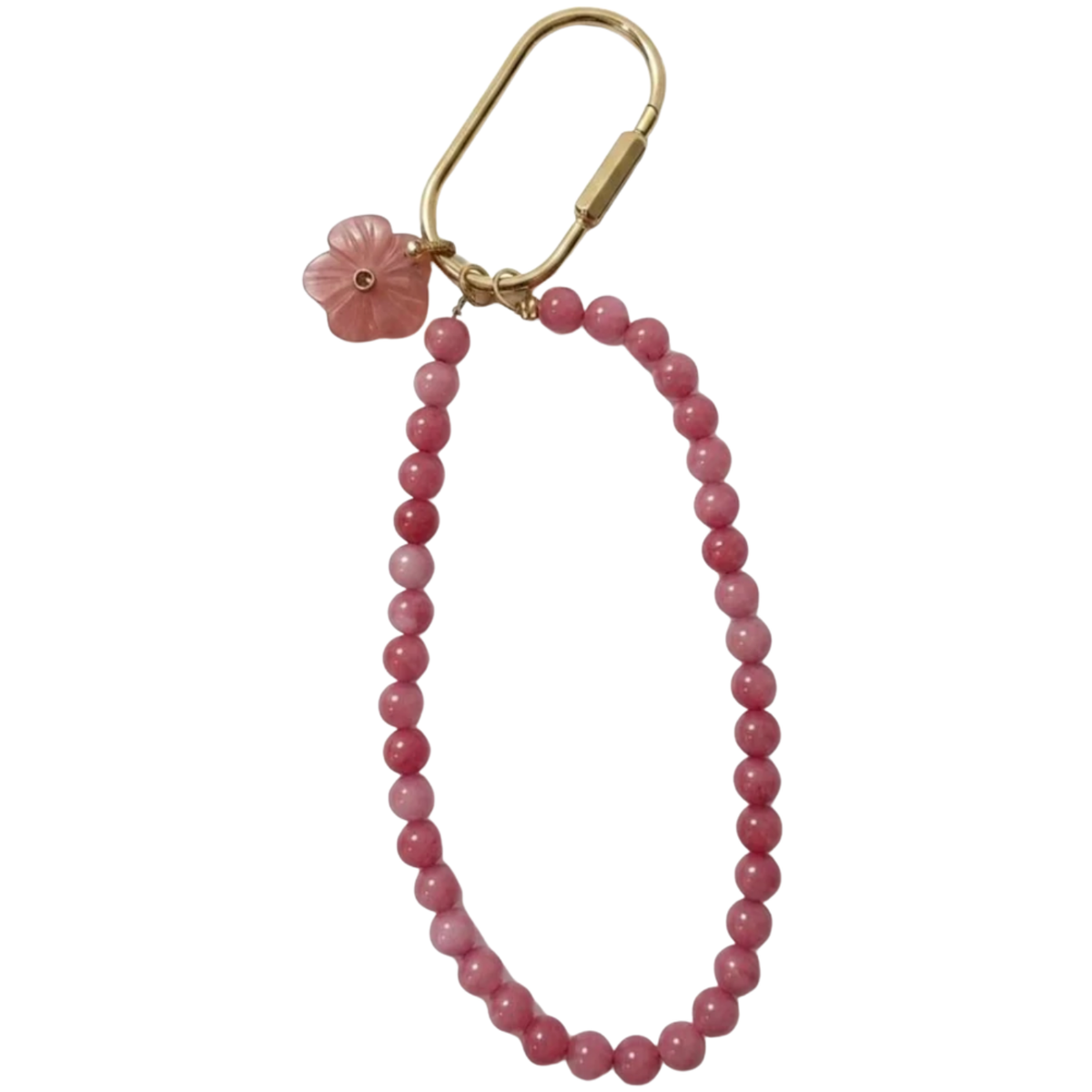 Gemstone Keyring - Fuchsia