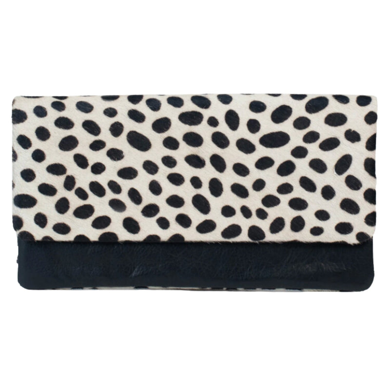 Iris Purse- Black/Spot