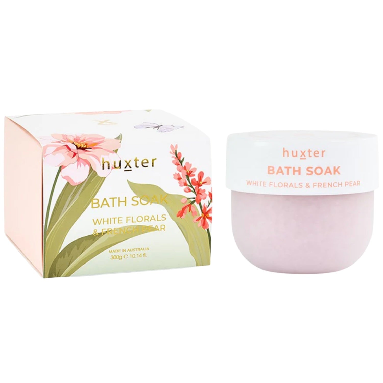 300g Bath Soak - White Florals