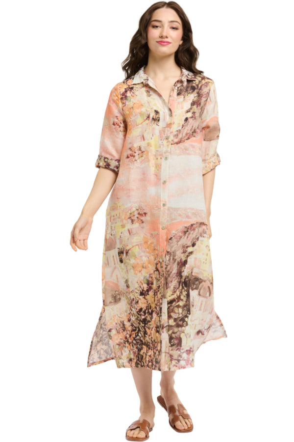 Amalfi Dress - Peach