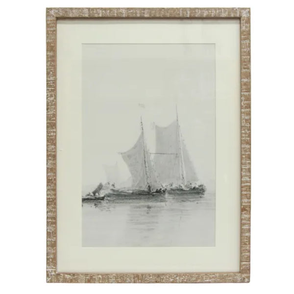 Sail Boat & Dingy Print