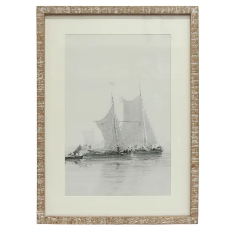 Sail Boat & Dingy Print