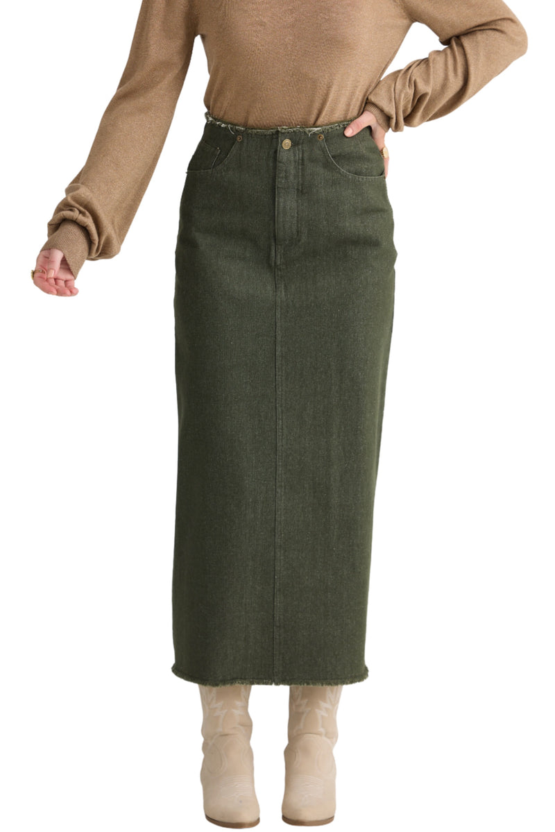Macey Skirt - Olive