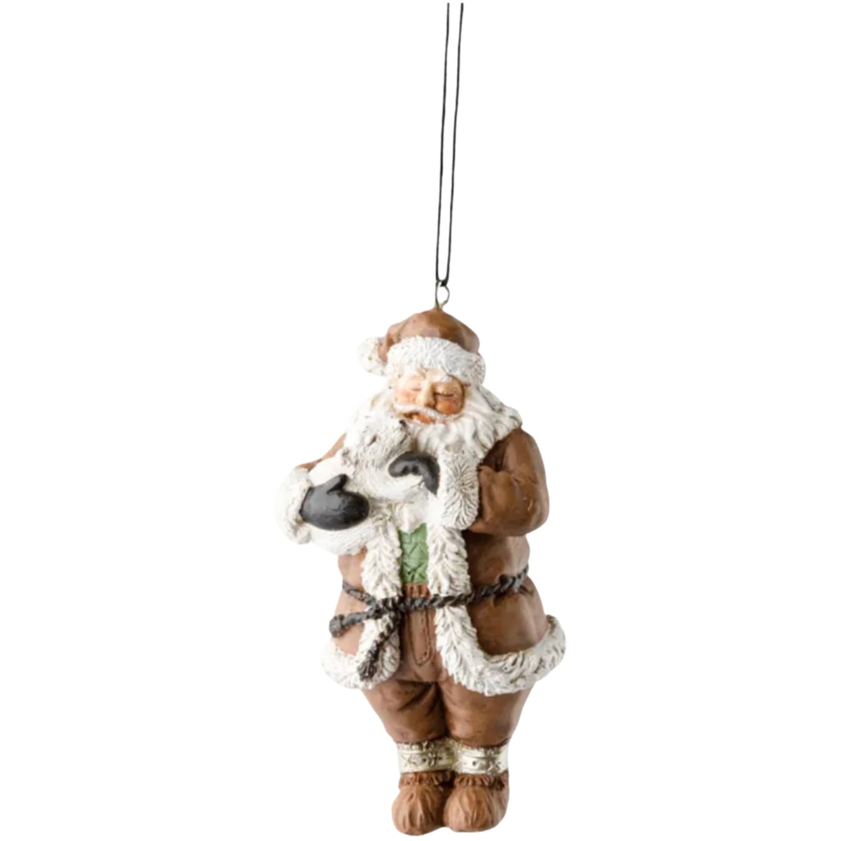 Hanging Santa Tales W/ Bear