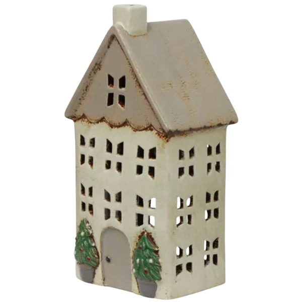 Tea Light House - Stone/Pots