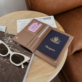 Venice Passport Holder - Mocha