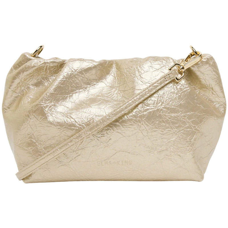 Monty Crossbody Bag - Light Gold Crinkle