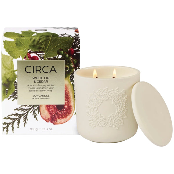 300g Candle - White Fig & Cedar 2025