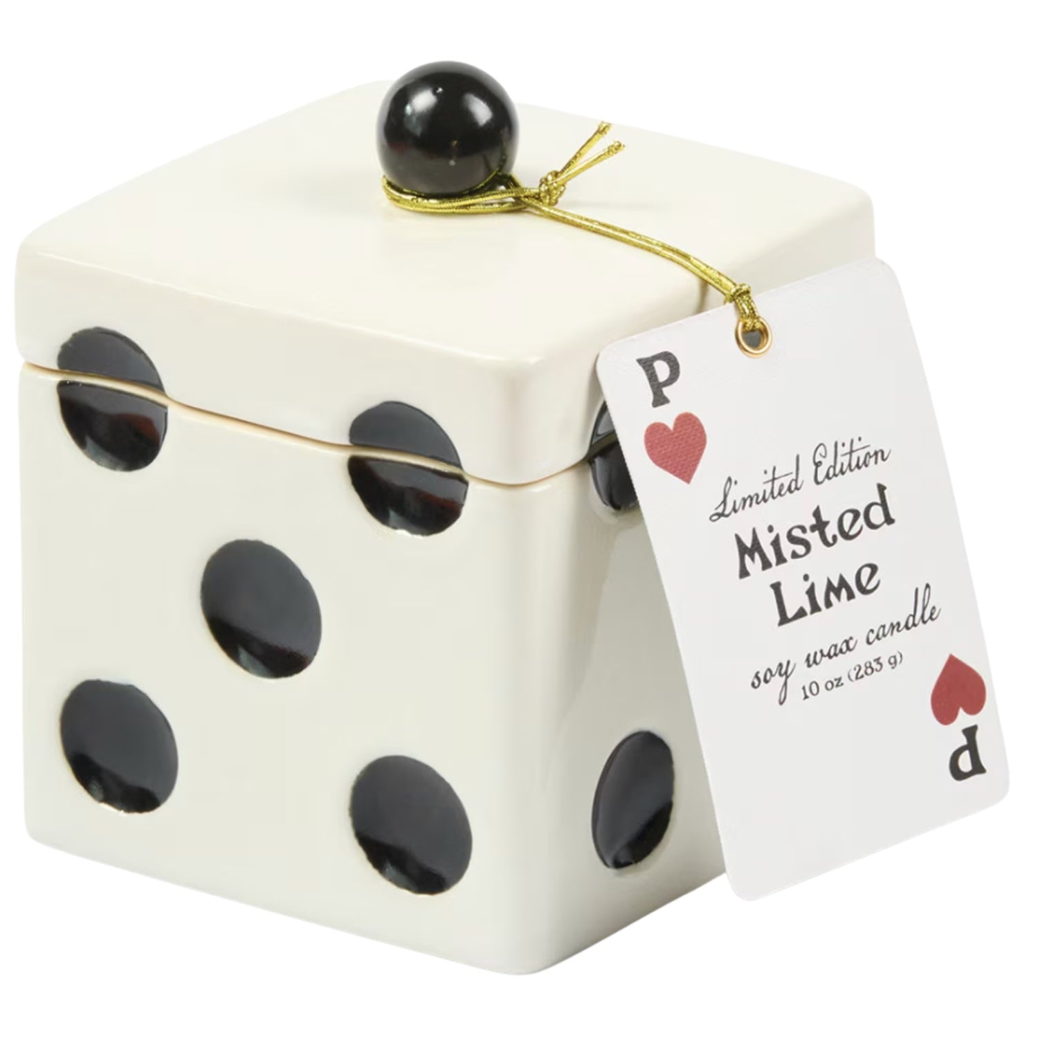 Lucky Dice Candle - Misted Lime