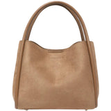 Steffie Suede Mini Tote - Honey
