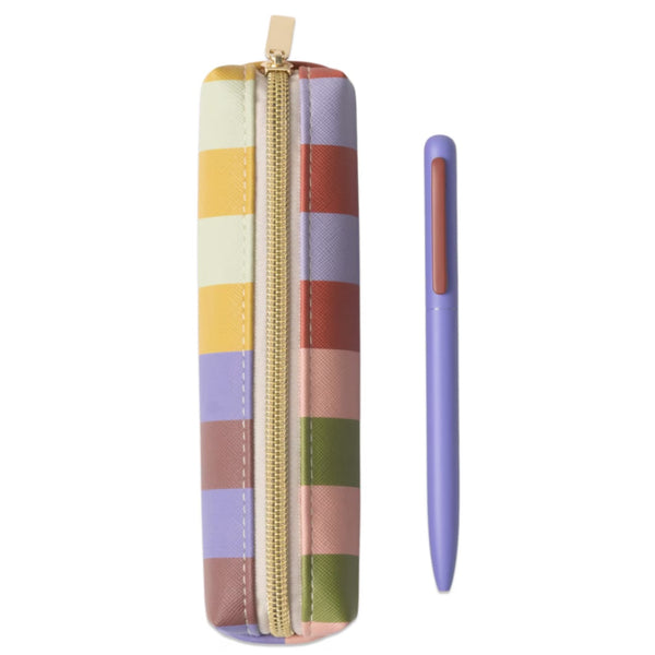 Pen/Pouch Set - Bold Stripe