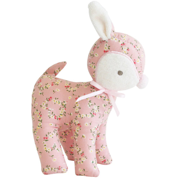 Baby Deer Rattle 16cm - Posy Heart