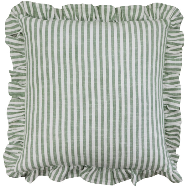 Ruffles Cushion 50cm - Green