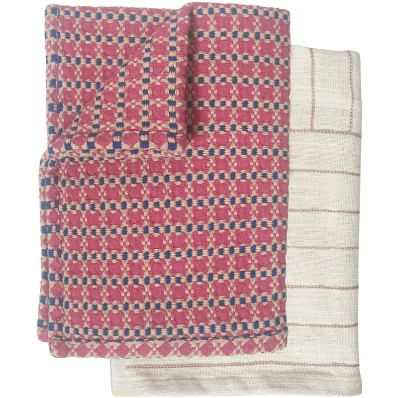 Tea Towel S/2 - Rose