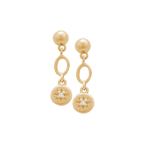 Guiding Star Earrings - Gold