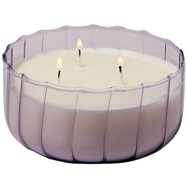 Glass Candle 12oz - Salted Iris