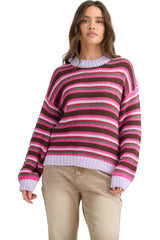 Allsorts Knit - Lilac Stripe