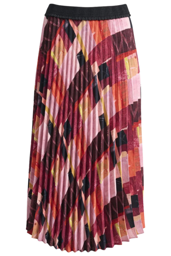Kismet Pleated Skirt - Blush