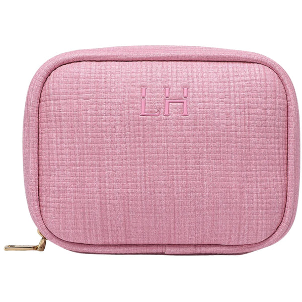 Rita Jewellery Case - Pastel Pink