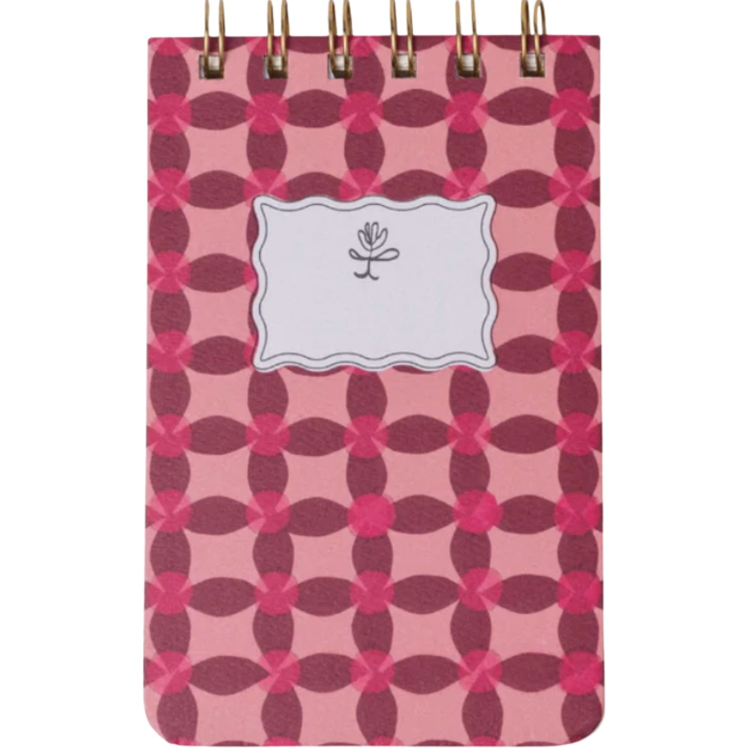 Twin Wire Notepad - Pinwheel Pink