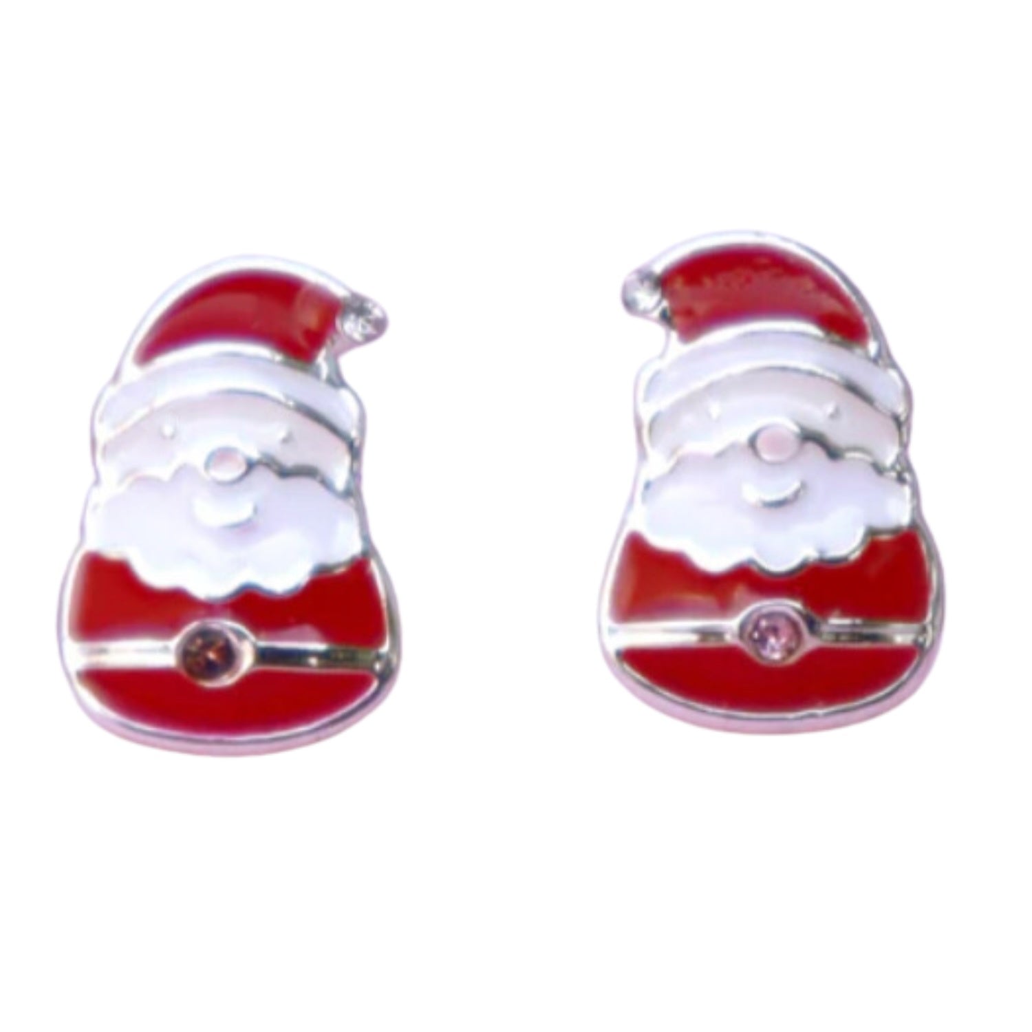 Enchanted Christmas Santa Earrings