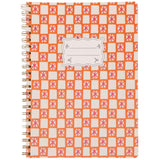 Twinwire Notebook - Orange Check