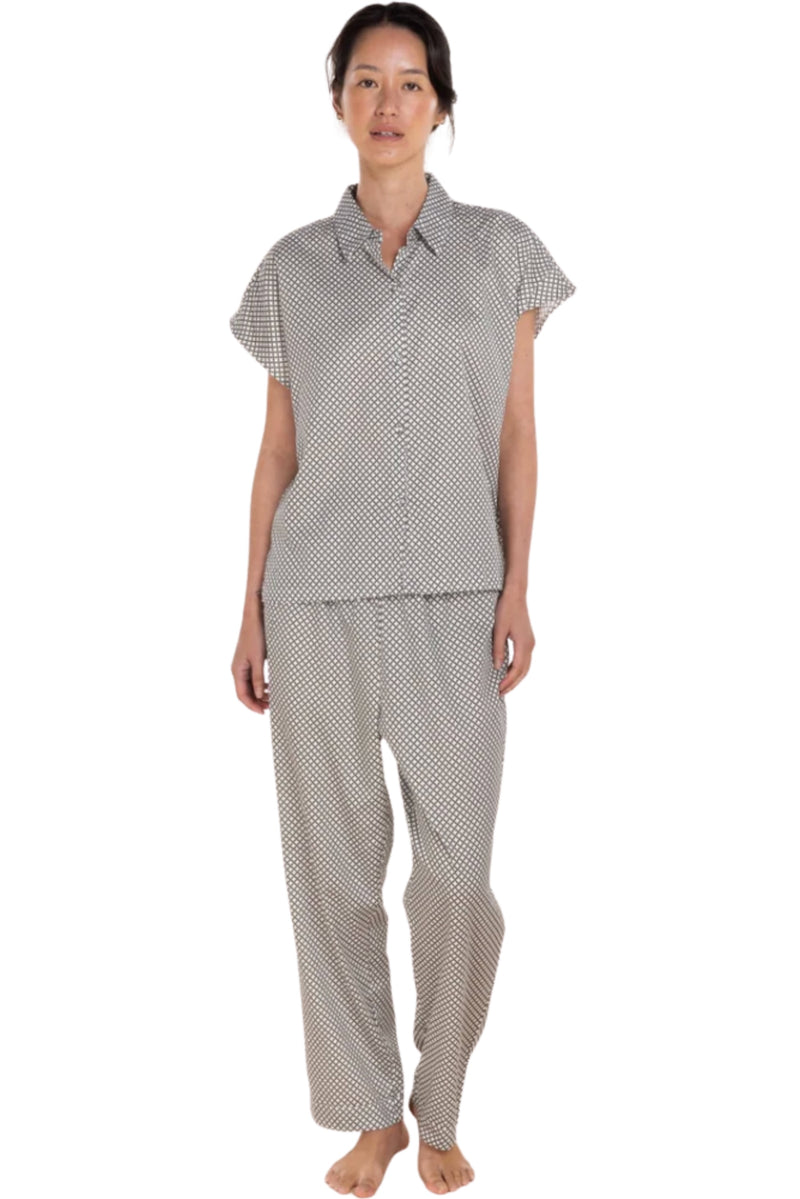 Marlie Diamond Cotton PJ - Olive