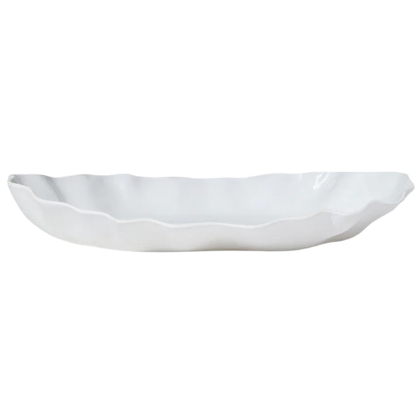 Ruffle Platter Snow White - Extra Large