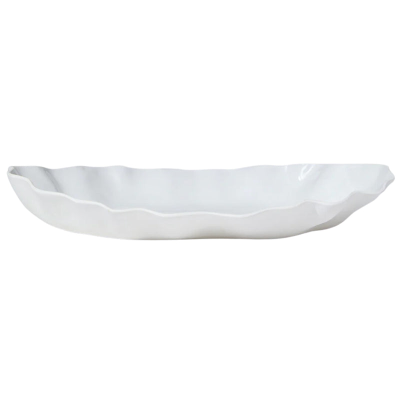 Ruffle Platter Snow White - Extra Large
