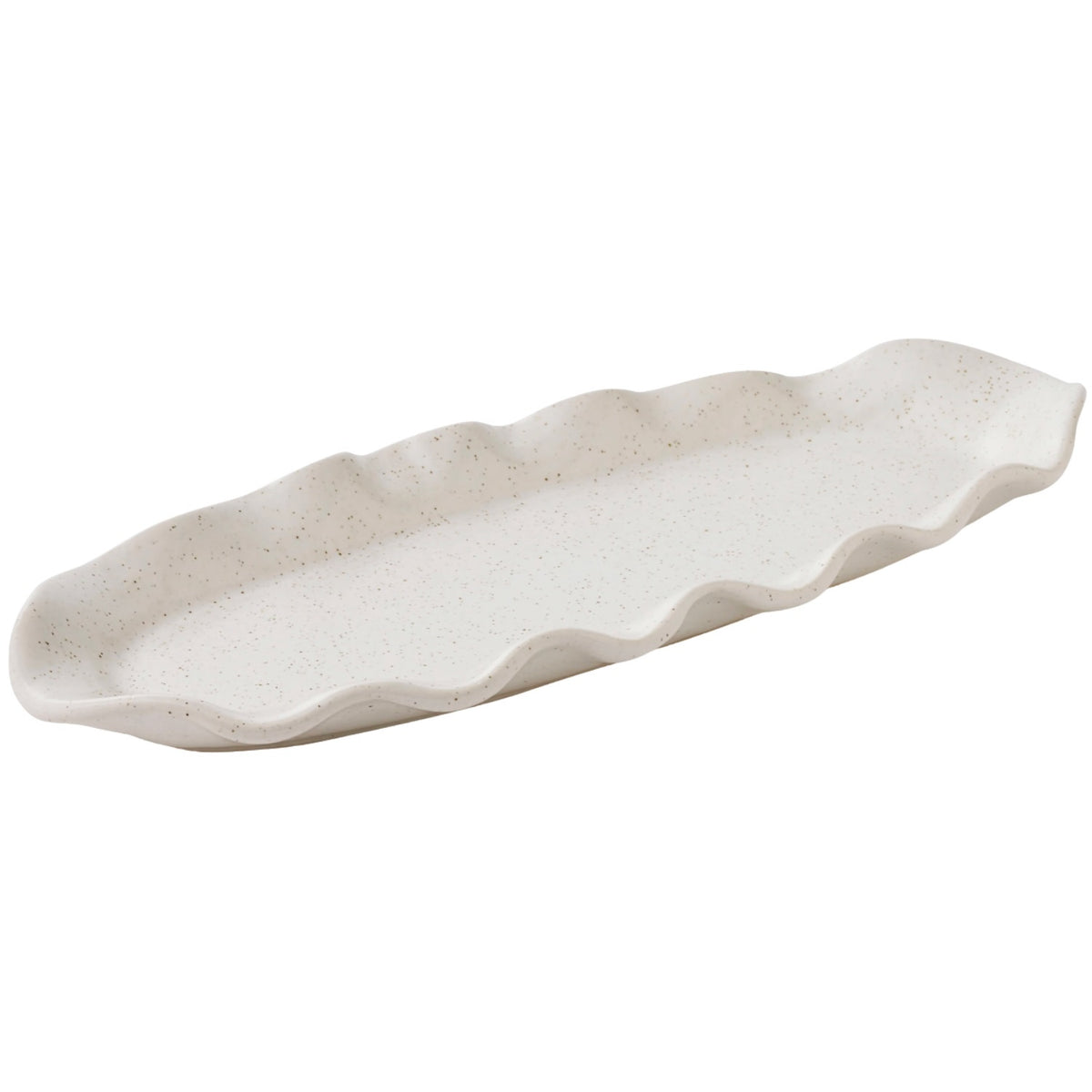 Sullivan Small Oval Plate - White
