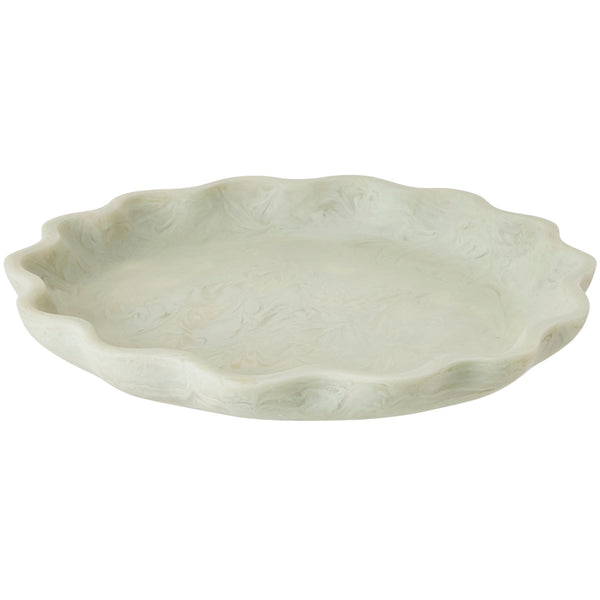 Aries Wavy Tray - Sage Green