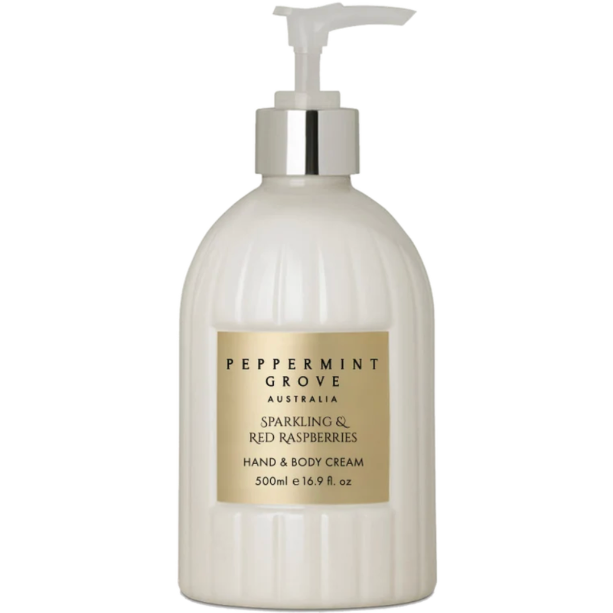 500ml Hand/Body Cream - Sparkling/Red Rasp