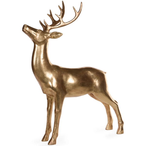 84cm Gilded Reindeer