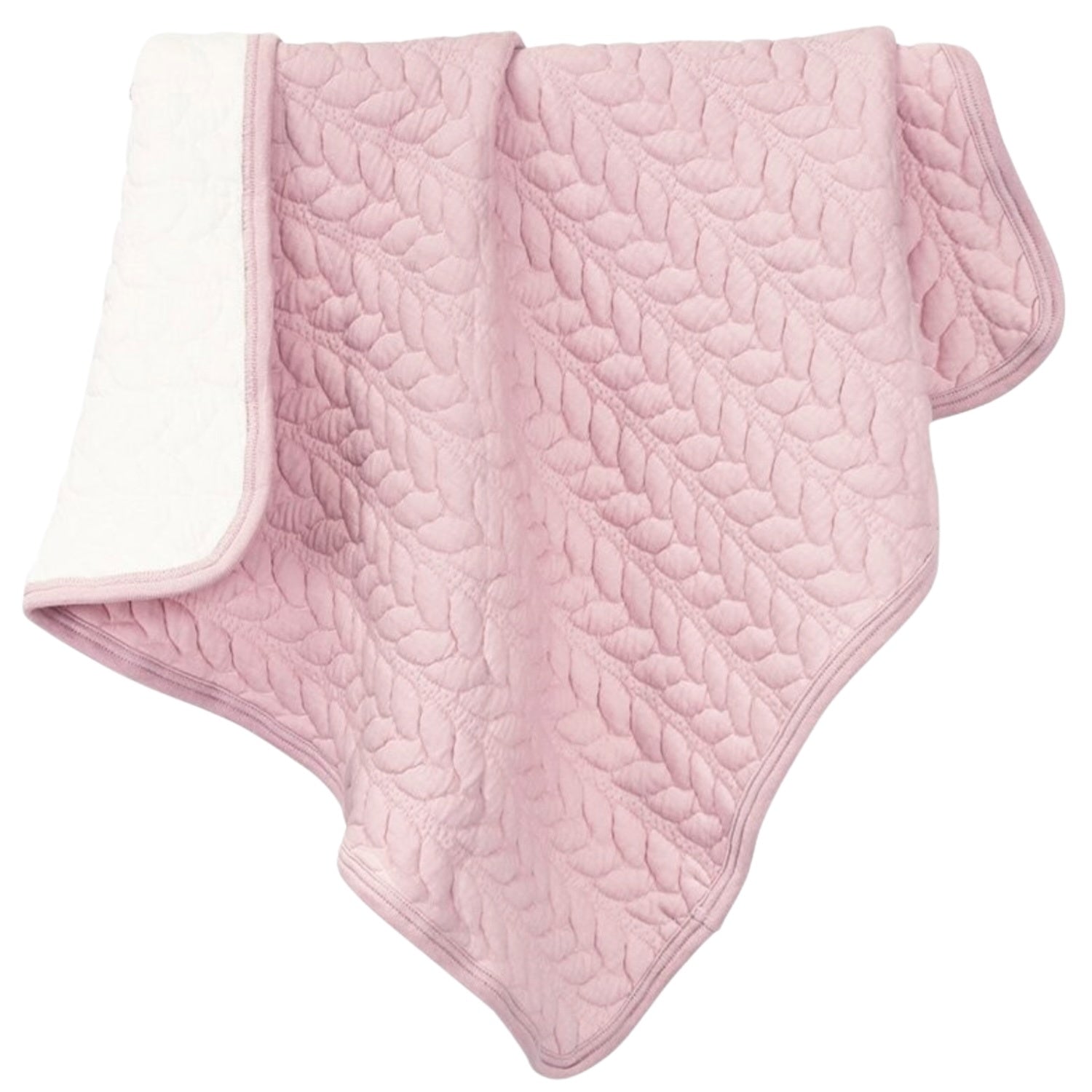 Quilted Reverse Blanket - Pink