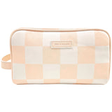 Wash Bag - Salmon Check