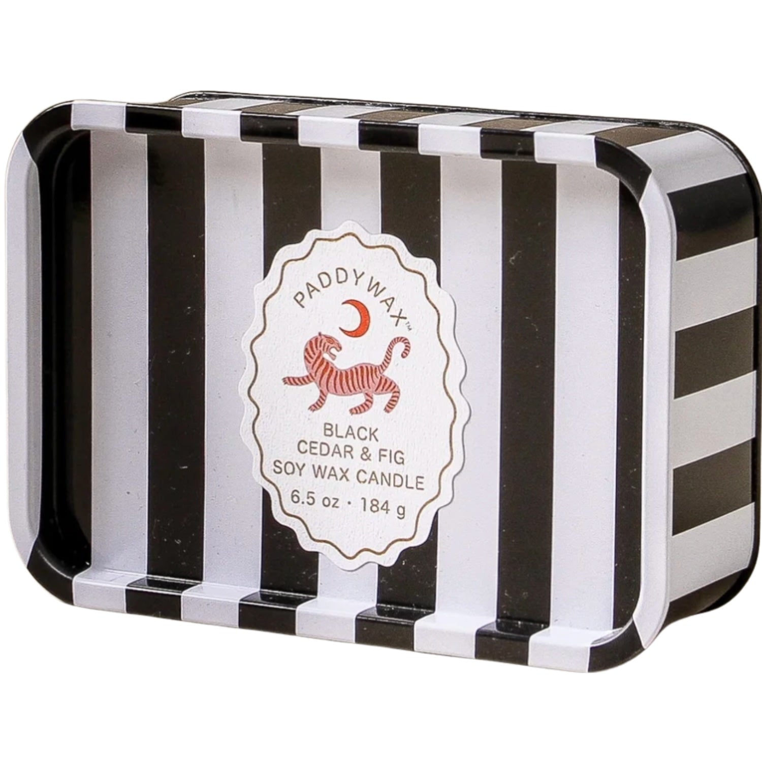 6.5oz Tin Candle - Black Cedar & Fig